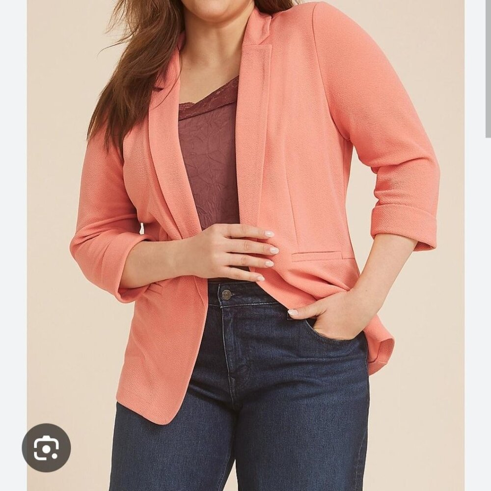 NWOT Maurice's Versa Open Front Blazer